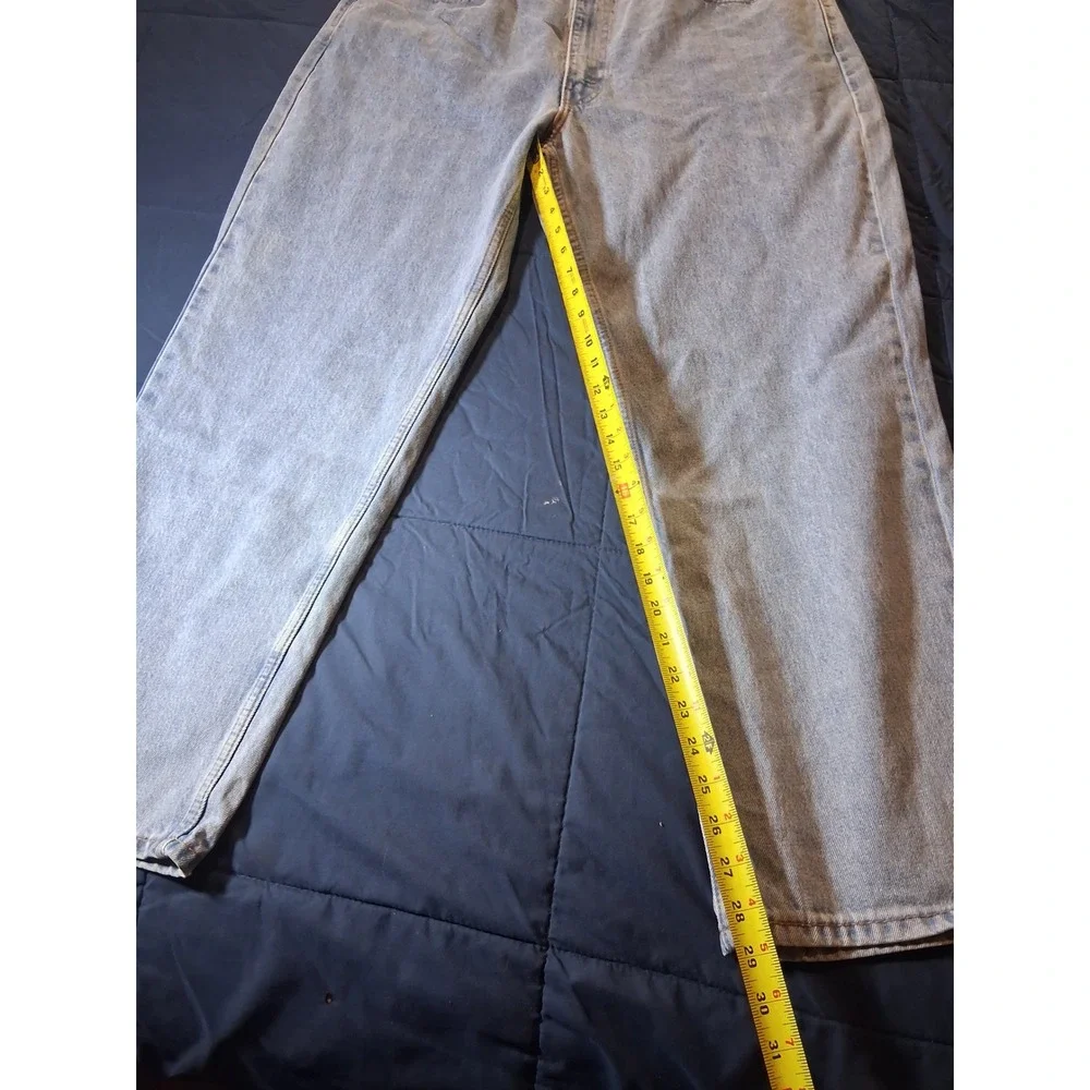 Levis 550 Relaxed Fit Light Wash Denim Jeans Mens‎ 40x30 Blue 00550-4891